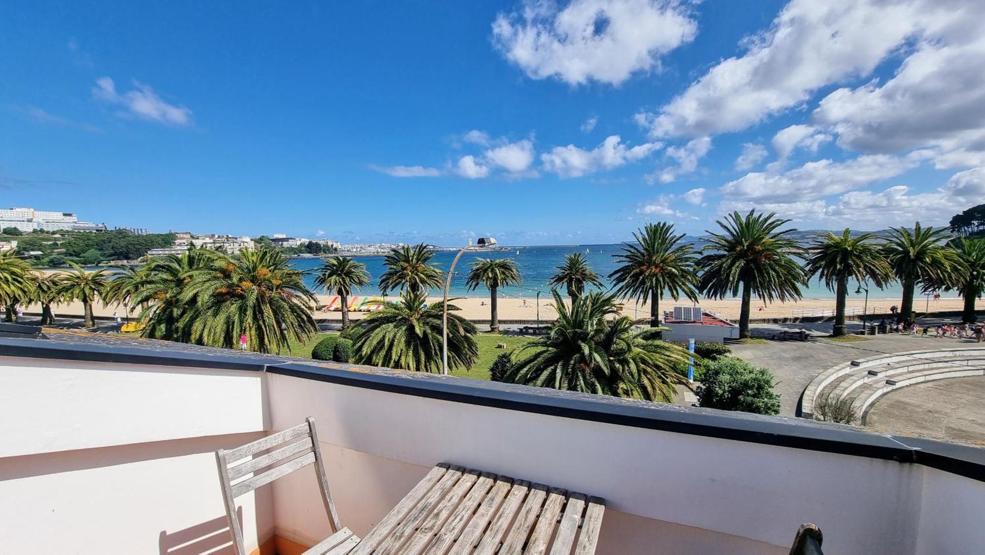 Precioso Atico Frente A La Playa De Santa Cristina Apartment A Coruna Ngoại thất bức ảnh
